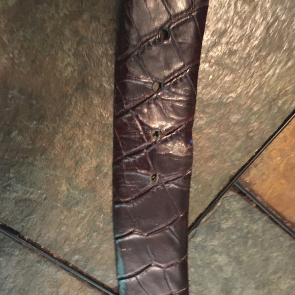 Brown genuine Italian Leather Belt - Picture 14 of 16